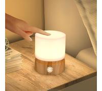 Touch Bedside Lamp, Timer Nightlight, Baby Nightlight, Usb Rechargeable Children's Night Light, With Timing Function, Three Modes, For Children's Bedroom, Living Room, Camping-Warm Yellow