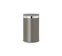 Touch Bin 40 l platinum Code L - - Gris - Métal