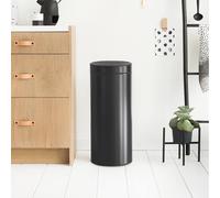 poubelle de cuisine 30l matt black - 115301 - Brabantia