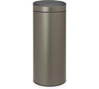 Touch Bin New 30 l platinum Code G - Brabantia - Gris - Métal gris G