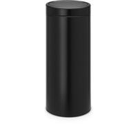 Brabantia Poubelle Touch Bin 30 litres unie – Noir mat (115301)