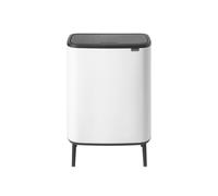 Touch Bin sur pied 2x30 l blanc Code O Brabantia