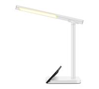 Touch Desk Lamp, Eye Caring Desktop Light, 15.35x13.39 Inches Sleek & Modern Design, Adjustable Brightness for Vanity, Work, School, Reading, Study, Home, Office, Bedroom, Bedside, and Writing