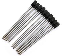 Touch Futu Lot De 10 Recharges D'encre Noire Et Bleue 70 Mm/7 Cm Pour Stylo Crystal/Tech Pen