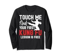 Touch Me and Your First Lesson is Free Funny Kung Fu Manche Longue