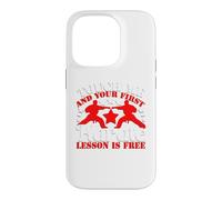 Touch Me and Your First Lesson is Free Karaté Arts Martiaux Coque pour iPhone 14 Pro