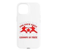 Touch Me and Your First Lesson is Free Karaté Arts Martiaux Coque pour iPhone 15