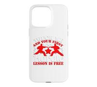 Touch Me and Your First Lesson is Free Karaté Arts Martiaux Coque pour iPhone 15 Pro Max