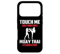Touch Me and Your First Muay Thai Lesson is Free ArtMartiaux Coque pour iPhone 17 Pro
