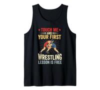 Touch Me and Your First Wrestling Leçon est Gratuite Débardeur
