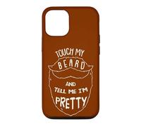Touch My Beard and Tell Me I´m Pretty Moustache Barber Coque pour iPhone 12/12 Pro
