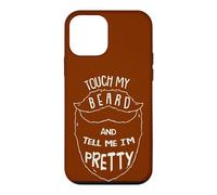 Touch My Beard and Tell Me I´m Pretty Moustache Barber Coque pour iPhone 12 Mini