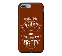 Touch My Beard and Tell Me I´m Pretty Moustache Barber Coque pour iPhone 7 Plus/8 Plus