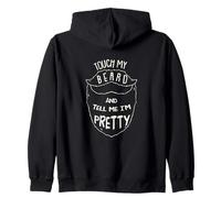 Touch My Beard and Tell Me I´m Pretty Moustache Barber Sweat à Capuche