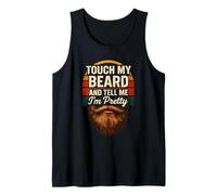Touch My Beard and Tell Me I'm Pretty Funny Beard Lover Homme Débardeur