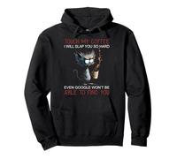 Touch My Coffee I Will Slap You So Hard Café pour Chat Amusant Sweat à Capuche