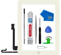 Touch Screen Compatible With Ipad 4 (White) 9.7 Inch 2012 With Pre-Assembled Digitizer And Tool Kit Included.[D309]