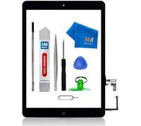 Touch Screen Compatible with iPad Air (Black) 9.7 Inch 2013 with Pre-Assembled Digitizer and Tool Kit Included