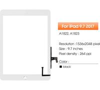 Touch Screen for iPad 9.7 2017 5th Generation A1822-for iPad 9.7 2017/iPad 5/Air 1 Screen Replacement Digitizer Glass with Home Button (White).[D138]