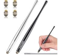 Touch Screen Stylus Touch Screen Stylus Pen Nano Fiber Tips Compatible with Phones, Tablets, iPads, Kindles (Pack of 2)