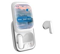 Touch Screen Wireless Earbuds - Écouteurs intra-auriculaires intelligents, sans fil Slider Headphones | Long Lasting Creatives Full Color Screen Ear Buds Noise Cancelling Smart Touch Earphones