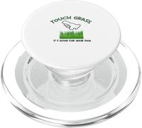 Touch Some Grass, C'est Bon pour Votre âme Touch Grass Meme PopSockets PopGrip pour MagSafe