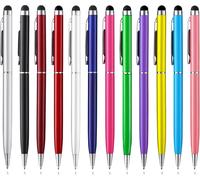 Touch Tablet Stylus Pen With Black Ballpoint Pen, Capacitive Stylus For Ipad, Iphone, Kindle, Cell Phone, Samsung Tablet, Galaxy All Touch Screens