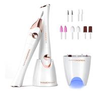 TOUCHBeauty Ponceuse pour Ongles,Lime à Ongles Électrique Professionnel avec Ensemble de Support, Manucure et Pédicure Kit Lime à Ongles Portable Sans Fil AG-1335C