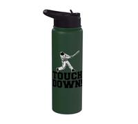 Touchdown Baseball Touchdown sarcastique amusant Stainless Steel Insulated Water Bottle