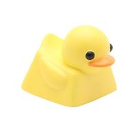Touche 3D en résine avec motif canard de dessin animé, personnalisable, pour commutateurs, claviers de jeu mécaniques, décoration