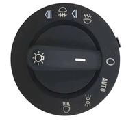 Touche Commutateur Phare Bouton Commande Phare Antibrouillard Interrupteur Commande Phare À 8 Broches 4FD941531 4F1941531E 4F1941531D Compatible Avec A6 S6 C6 2005 - 2011(Black)