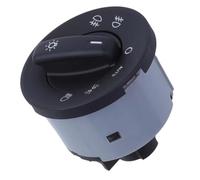 Touche Commutateur Phare Bouton De Commande De Phare Antibrouillard LHD Avec Auto 1Z0941431K 1Z0941431J Compatible Avec Skoda Pour Octavia II 2004 2005 2006 2007 2008-2013(Black Grey)