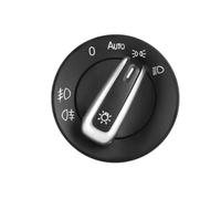 Touche Commutateur Phare Module De Capteur Commutateur Commande Lampe Phare Automatique De Voiture 1C0941531A Compatible Avec VW Pour Golf Pour Jetta Pour Bora Mk4 1998-2005(Headlight switch)