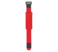 Touche de guitare rouge en coton élastique réglable pour un enregistrement propre, pour guitare électrique acoustique et basse