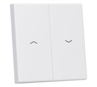 Touche double volet LS, blanc mat (référence : JUNG LS995PWWM)