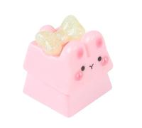 Touche en résine 3D avec joli motif animal de dessin animé, personnalisable, pour commutateurs, claviers de jeu mécaniques, décoration