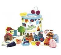 Touche Et Trouve La Ferme + Loto - Jeu Tactile En Bois - Vilac 2 Ans+