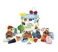 Touche et trouve la ferme + loto - jeu tactile en bois - vilac 2 ans+ G
