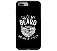 Touche ma Barbe et dis-Moi Que Je suis Jolie - Funny Beard Coque pour iPhone 7 Plus/8 Plus