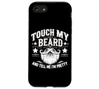 Touche ma Barbe et dis-Moi Que Je suis Jolie - Funny Beard Coque pour iPhone SE (2020) / 7/8