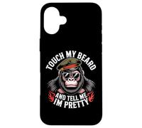 Touche ma Barbe et dis-Moi Que Je suis Un Joli Singe Coque pour iPhone 16 Plus