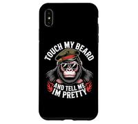 Touche ma Barbe et dis-Moi Que Je suis Un Joli Singe Coque pour iPhone XS Max