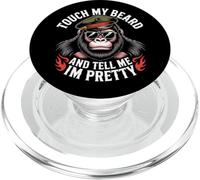 Touche ma Barbe et dis-Moi Que Je suis Un Joli Singe PopSockets PopGrip pour MagSafe