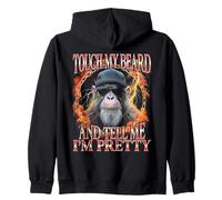Touche ma Barbe et dis-Moi Que Je suis Un Papa Bootleg Assez drôle Sweat à Capuche