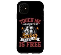Touche-Moi et ta première leçon de Boxe est Free Boxer Fighter Coque pour iPhone 11