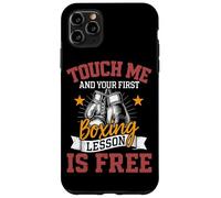 Touche-Moi et ta première leçon de Boxe est Free Boxer Fighter Coque pour iPhone 11 Pro Max