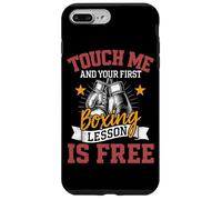 Touche-Moi et ta première leçon de Boxe est Free Boxer Fighter Coque pour iPhone 7 Plus/8 Plus