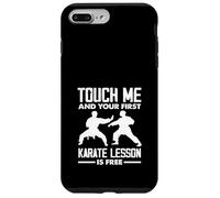 Touche-Moi et ta première leçon de karaté est Gratuite Funny Fighter Coque pour iPhone 7 Plus/8 Plus
