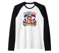 Touche Pas à Mon Cochon Humour Français Tradition Manche Raglan