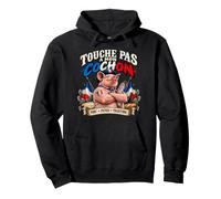 Touche Pas à Mon Cochon Humour Français Tradition Sweat à Capuche